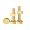 عالي الشد DIN931 DIN933 BRASS HEX HEAD BOLT